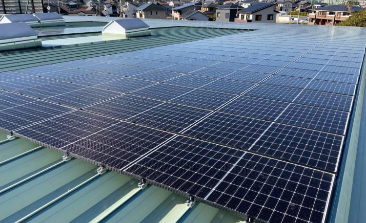 【157.5kw】静岡県F市ドラックストア　産業用太陽光発電システム［長州産業］