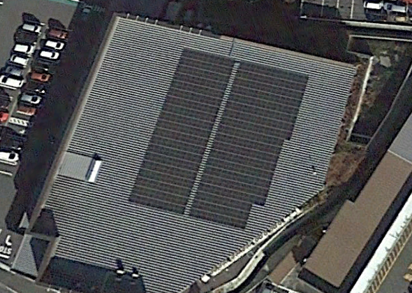 【157.75kw】静岡県F市ドラッグストア　産業用太陽光発電システム［長州産業］